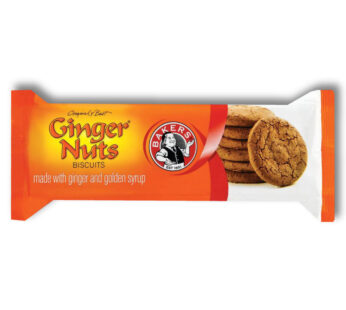 Bakers ginger nuts biscuit